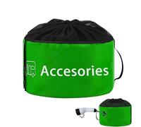Campers Hose Storage Bag - Accessories for Electric Cables, Outdoor Hose Organiser with Cord Closure for Sewage Pipes, Motorhome Equipment Carrier, Utility Cord Bag for Camping Pl