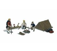 Woodland Scenics N Scale Campers Figures A2199 – 8 Painted Plastic (N 1/148–1/160)