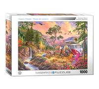Eurographics Puzzle Camper's Paradise by Bigelow – 1000 Pieces – Jeep "Loading the Wagoneer"