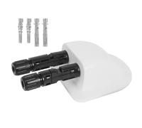 Campers Solar Panel Junction Box Protective Cover Single/Double Hole Roof Wire Entry Glands Box for Road Cable Grommet