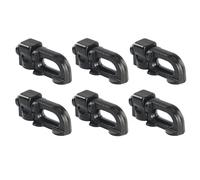 Campers Track Clamp Double Bolt Tie Down Fitting 110lbs Capacity Carbon Steel for Sliding Rails Systems L-Track Double Tie Down Fitting