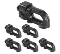 Campers Track Clamp Double Bolt Tie Down Fitting 110lbs Capacity Carbon Steel for Sliding Rails Systems L Track Fastener