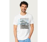 Campervan Beach Summer Nights Volkswagen T-Shirt Volkswagen White XL