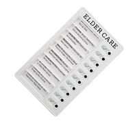 Campervan Check Board, Adult Activity Chart, 10 Rows Universal for Elderly Care