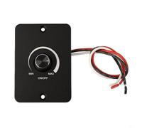 Campervan Dimmer Switch 12V for Trailer Truck | High side for pwm tech, no flicker noise, stable 12V output, smooth rotary control, aluminum heat sink