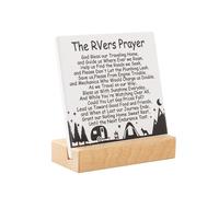 Campervan Gifts for Women - Humorous RVers Prayer Plaque, Camper Decor, Home Sweet Home Sign, Acrylic Gifts for RV Owners, Motorhome Gift, Desk Decor for Valentine's Day, Housewarming, Living Room