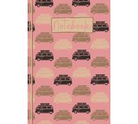 Campervan Notebook: Pop Top Motorhome Lined Journal, The Perfect Novelty RV Camper Gift for Anyone who loves Van Life - Pink