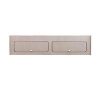 Campervan Overhead Cabinet 100cm x 25cm x 25cm 2 Door Top Locker Central Divider Camper Van Furniture Storage Lightweight Solid Birch Plywood Unpainted Soft Close Hinges Push Button Locks Fixing Kit