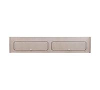 Campervan Overhead Cabinet 120cm x 25cm x 25cm 2 Door Top Locker Central Divider Camper Van Furniture Storage Lightweight Solid Birch Plywood Unpainted Soft Close Hinges Push Button Locks Fixing Kit