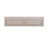 Campervan Overhead Cabinet 120cm x 30cm x 30cm 2 Door Top Locker Central Divider Camper Van Furniture Storage Lightweight Solid Birch Plywood Unpainted Soft Close Hinges Push Button Locks Fixing Kit