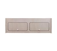 Campervan Overhead Cabinet 80cm x 25cm x 25cm 2 Door Top Locker Central Divider Camper Van Furniture Storage Lightweight Solid Birch Plywood Unpainted Soft Close Hinges Push Button Locks Fixing Kit