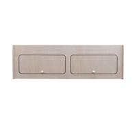 Campervan Overhead Cabinet 100cm x 30cm x 30cm 2 Door Top Locker Central Divider Camper Van Furniture Storage Lightweight Solid Birch Plywood Unpainted Soft Close Hinges Push Button Locks Fixing Kit