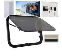 Campervan Window with Blackout Blind, Adjustable 65° Angle, Push-Pull Opening, Fits Motorhome & Caravan Walls 30-80mm - Perfect for Ultimate Privacy & Comfort
