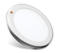 camperxlite 3CCT LED Ceiling Light 12V Campervan-2700K/4000K/6000K-860LM, Dia 7.09″ Round Caravan Light with CCT Switch & ON/Off Dimmer Switch, Aluminum Ultra Thin Dimmable 12V Motorhome LED Lamp