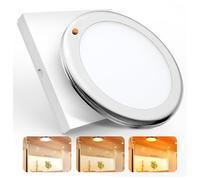 camperxlite LED Ceiling Light DC12V Campervan-2700K/4000K/6000K-8W, Dia 7.09″ Aluminum Caravan Interior Light, Round Ultra Thin Dimmable 12V RV LED Lamp for Camper, Truck, Van, Caravan, Boat, Yacht