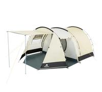 CampFeuer tunnel tent for 4 persons "Super+" | Tunnel tents with awning | Windproof, Waterproof, Ultralight | Camping tent with mosquito net | Tents for camping, outdoor, beach and hiking incl. pegs and bag