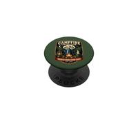 Campfire Coffee Club Brewed Under Open Skies Est 1956 PopSockets Adhesive PopGrip