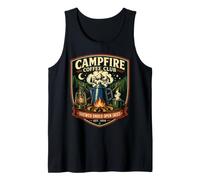 Campfire Coffee Club Brewed Under Open Skies Est 1956 Tank Top