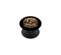 Campfire Coffee Club Outdoor Camping Adventure Design PopSockets Adhesive PopGrip