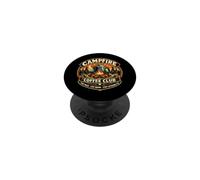 Campfire Coffee Club Outdoor Camping Adventure Design PopSockets Adhesive PopGrip