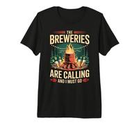 Campfire Craft Beer Lover Beer Breweries are Calling Premium T-Shirt