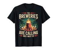 Campfire Craft Beer Lover Beer Breweries are Calling T-Shirt