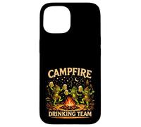 Campfire Drinking Team Gnomes Goblins Beer Vintage Camping Case for iPhone 15