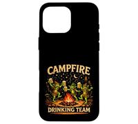 Campfire Drinking Team Gnomes Goblins Beer Vintage Camping Case for iPhone 16 Pro Max