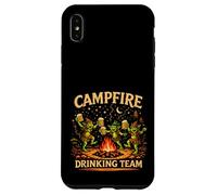 Campfire Drinking Team Gnomes Goblins Beer Vintage Camping Case for iPhone XS Max
