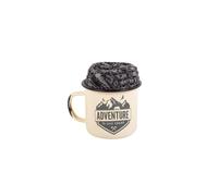 Fizz Creations Campfire Enamel Mug & Thick Socks Gift Set. Camping Mug & Walking Socks Set. Makes Great Camping Accessories Gift for Anyone who Feels at Home in The Great Outdoors. Hiking Socks.