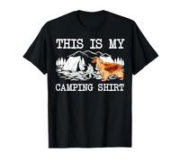 Campfire English Cocker Spaniel Dog This Is My Camping T-Shirt
