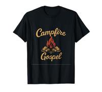 Campfire Gospel Camping Crew Christian Graphic T-Shirt