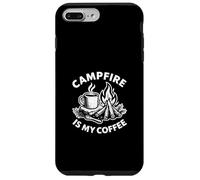 Campfire Is My Coffee Funny Bushcraft Camping Morning Ritual Case for iPhone 7 Plus/8 Plus