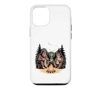 Campfire Knitting Friends Bigfoot Alien Bear Case for iPhone 12/12 Pro