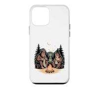 Campfire Knitting Friends Bigfoot Alien Bear Case for iPhone 12 mini