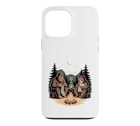 Campfire Knitting Friends Bigfoot Alien Bear Case for iPhone 13 Pro Max