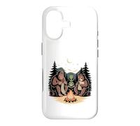Campfire Knitting Friends Bigfoot Alien Bear Case for iPhone 17