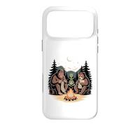 Campfire Knitting Friends Bigfoot Alien Bear Case for iPhone 17 Pro Max