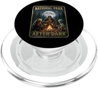 Campfire Legends Squad - Bigfoot Bear Alien UFO Night PopSockets PopGrip for MagSafe