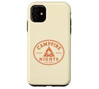 Campfire Nights Club Camping Life Outdoor Summer Case for iPhone 11