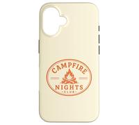 Campfire Nights Club Camping Life Outdoor Summer Case for iPhone 16