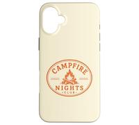 Campfire Nights Club Camping Life Outdoor Summer Case for iPhone 16 Plus