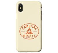Campfire Nights Club Camping Life Outdoor Summer Case for iPhone X/XS