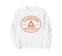 Campfire Nights Club Camping Life Outdoor Summer Sweatshirt