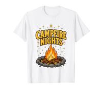 Campfire Nights Retro Bold Wilderness Emblem T-Shirt