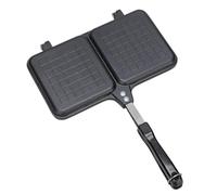 Campfire Sandwich Maker - Double Panel Non Stick Toastie Maker with Long Handle - Stove Grill Pan - Camping Sandwich Toaster | for Bbq Fire Cooking Outdoor Travel Picnic Kitchen Use