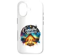 Campfire Stories Camping Tent Hiking Summer Stars Case for iPhone 17
