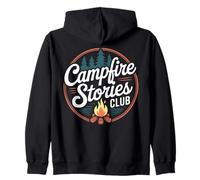 Campfire Stories Scout Leader Camp Scout Zip Hoodie