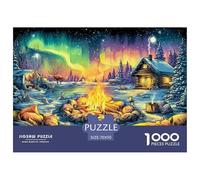 Campfire Under The Stars Jigsaw Puzzle for Adults And Teenagers, Impossible 1000 Piece Puzzle, Mindfulness & Family Fun Activity, Challenging Puzzle Game 70x50cm/1000pcs