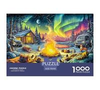 Campfire Under The Stars Jigsaw Puzzle for Adults And Teenagers, Impossible 1000 Piece Puzzle, Mindfulness & Family Fun Activity, Challenging Puzzle Game 70x50cm/1000pcs